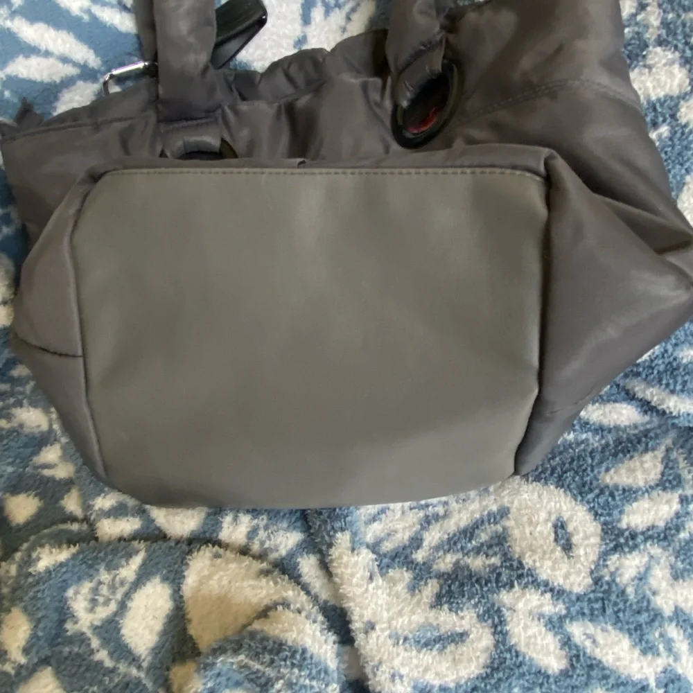 Gray soft  nylon Women's Tote Bag
